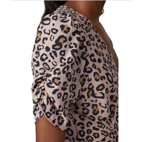 Sanctuary Leopard Wrap Mini Dress Rent The Runway Pre-Loved XS - Picture 5 of 9